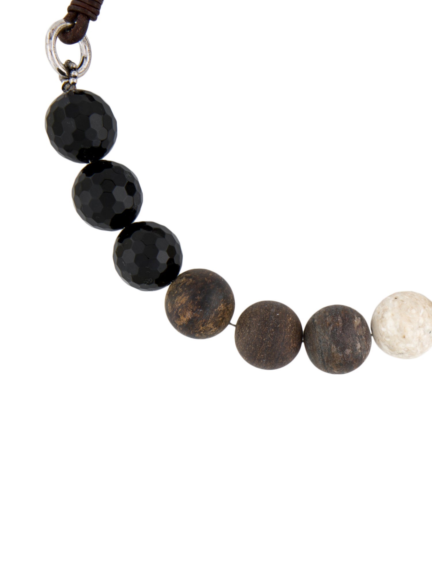 Brunello Cucinelli Stone Bead Strand Choker Necklace